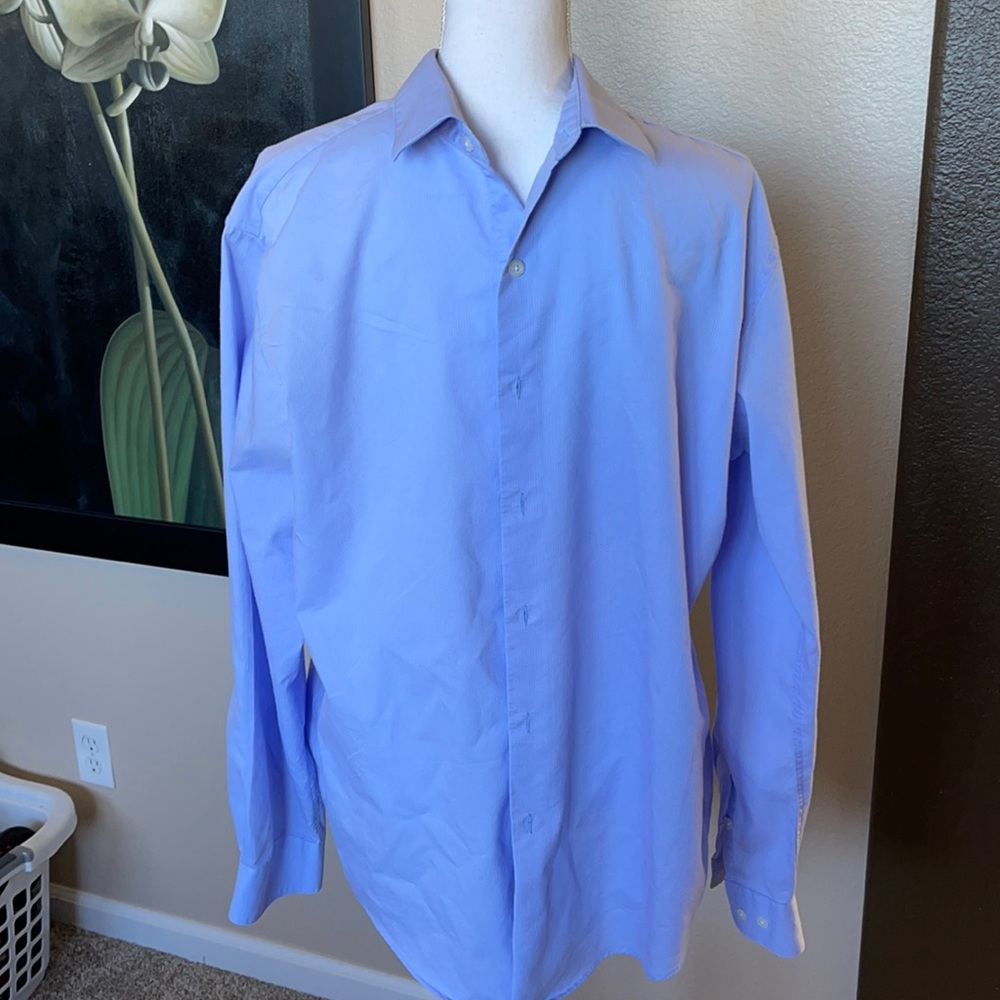 Alfani Stretch Fitted button up shirt*